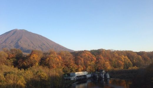羊蹄山の著作権フリーの紅葉写真集。AI加工、商用利用可能！